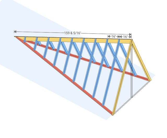 Blueprint of a house with red X's on the walls