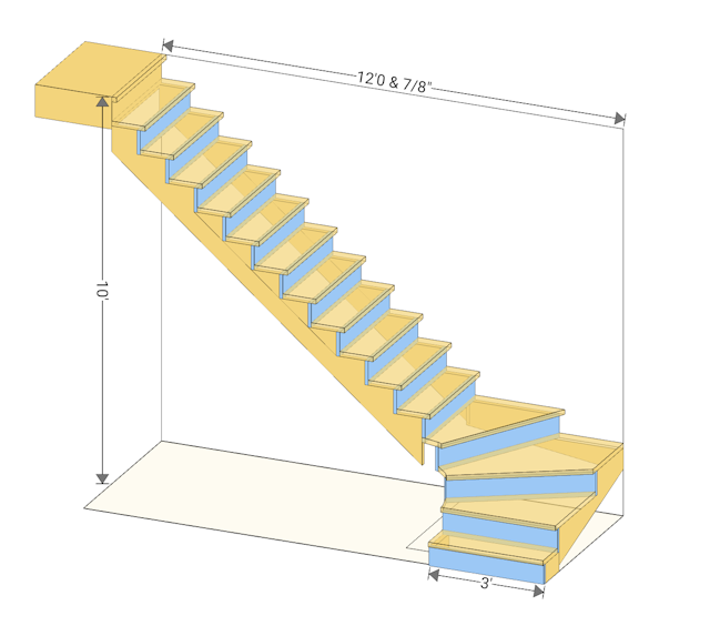 Building an L-Shaped Winder Staircase with RedX Stairs