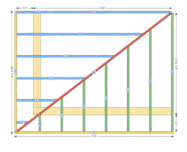 How to Calculate Irregular Hip Rafters using the RedX Roof App