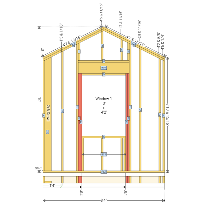 How to Build a Rake Wall Blueprint Using the RedX Walls App