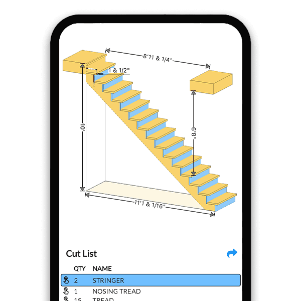 Straight Stair Builder Interactive Model