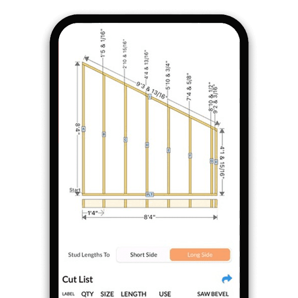 Single Slope Wall Builder Interactive Model