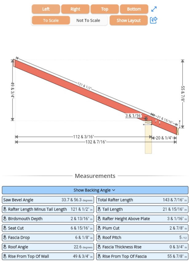 irregular hip rafter layout redx roof app