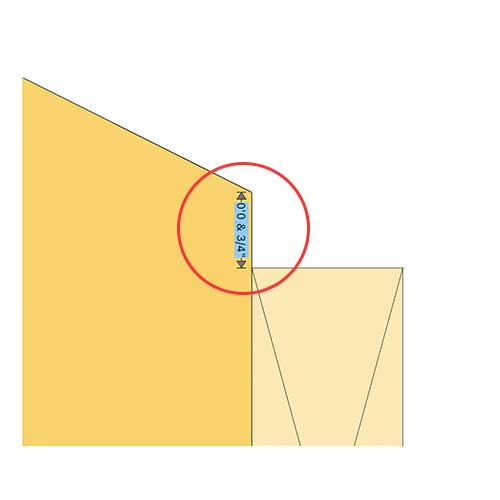 what is the fascia thickness rise on a roof rafter