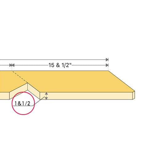 what is the rafter thickness on a roof rafter