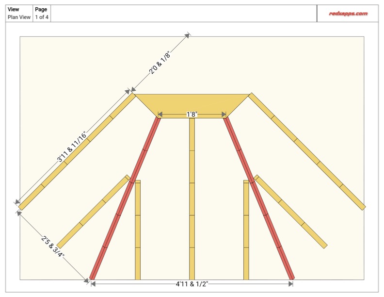 corner deck stiar top down blueprint app