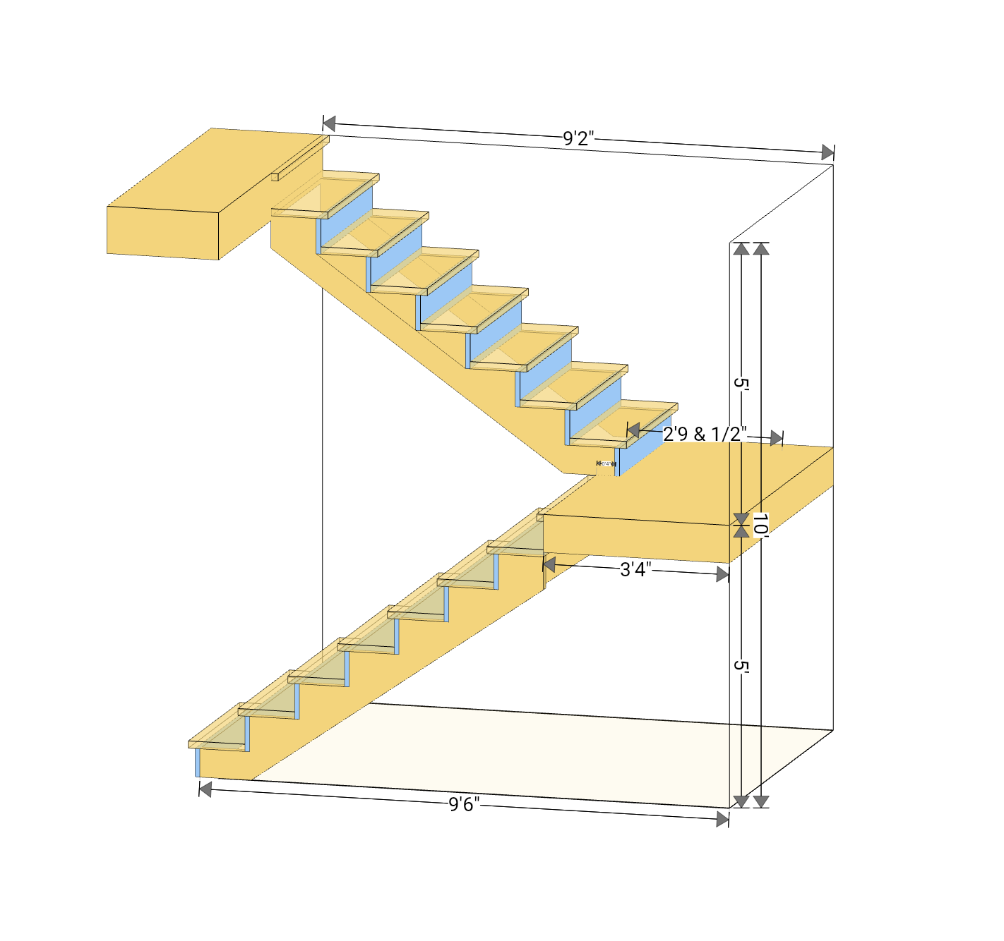 redx stairs 3D stair Visualization