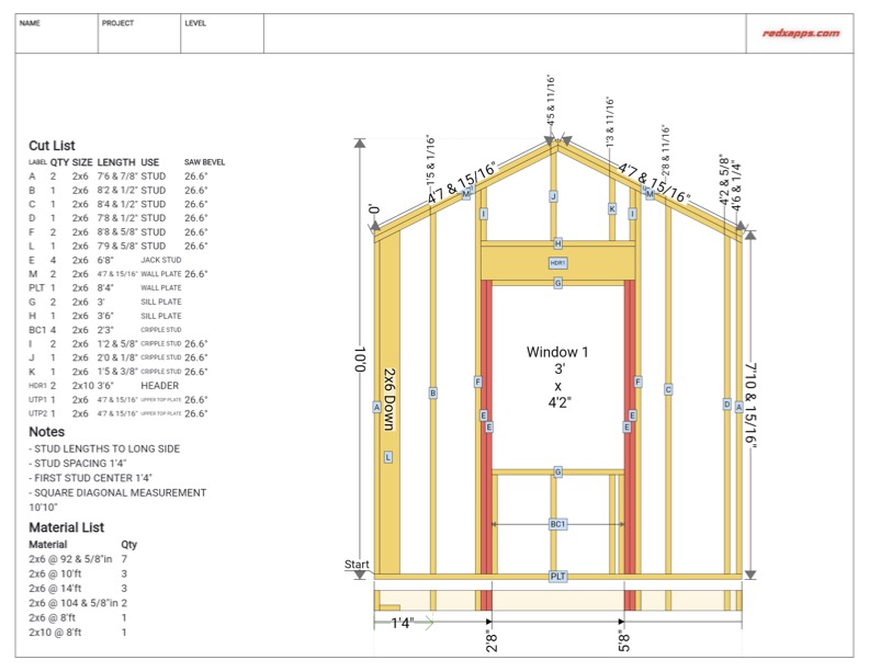 Rake wall Final Blueprint redx apps